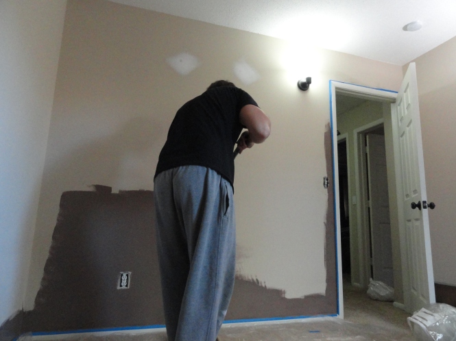 patching and painting walls