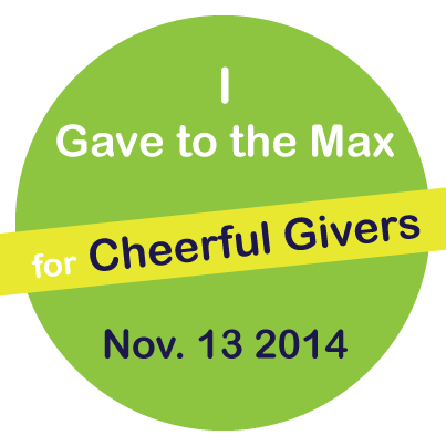 I gave to the Max