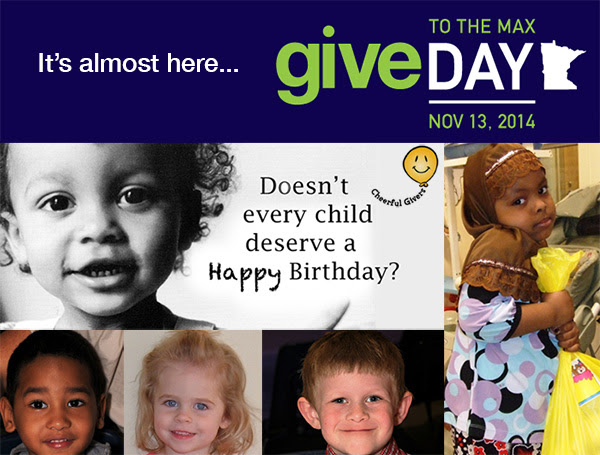 give to the max day cheerful givers