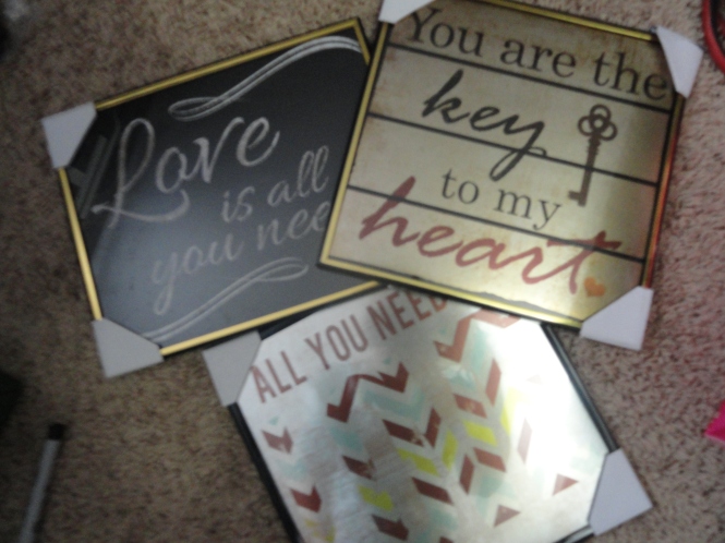 dollar store gifts wall art