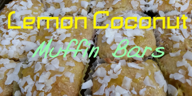 Lemon Coconut Muffin Bars Recipe